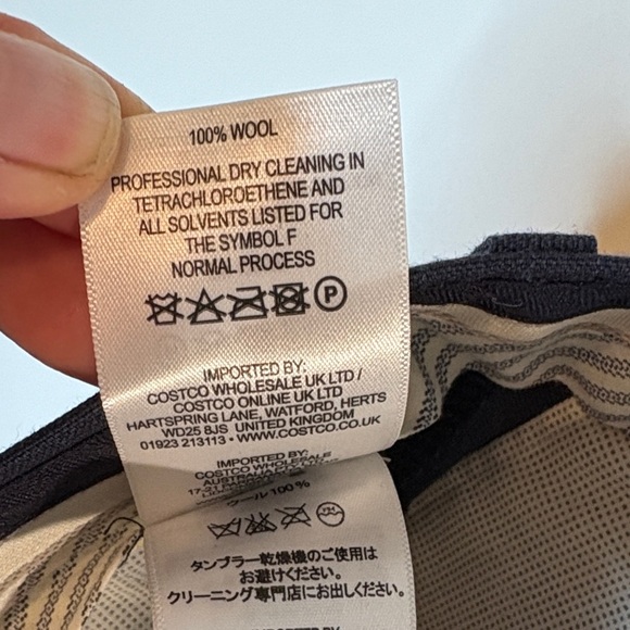 Kirkland Signature Men's Dress Flat Front Pants - Dark Blue - Picture 6 of 11